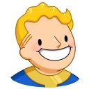 😃-Vault Boy, Telegram Sticker