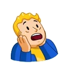😱-Vault Boy, Telegram Sticker