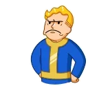 🖕-Vault Boy, Telegram Sticker