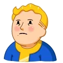 😒-Vault Boy, Telegram Sticker