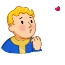 😘-Vault Boy, Telegram Sticker