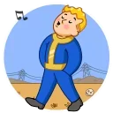 😗-Vault Boy, Telegram Sticker