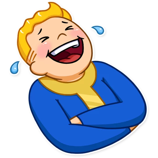 Fallout Vault Boy, telegram sticker