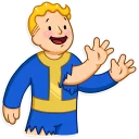 👋-Fallout Vault Boy, Telegram Sticker