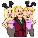 👯-Fallout Vault Boy, Telegram Sticker