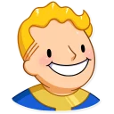 🙂-Fallout Vault Boy, Telegram Sticker