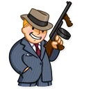 🤠-Fallout Vault Boy, Telegram Sticker