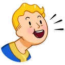 😃-Fallout Vault Boy, Telegram Sticker