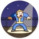 😨-Fallout Vault Boy, Telegram Sticker