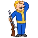 👌-Fallout Vault Boy, Telegram Sticker
