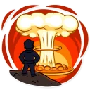 🌅-Fallout Vault Boy, Telegram Sticker