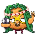✌-The Vegan Six, Telegram Sticker