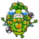 😷-The Vegan Six, Telegram Sticker