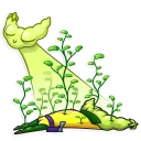 😌-The Vegan Six, Telegram Sticker