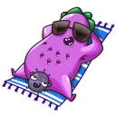 🏖-The Vegan Six, Telegram Sticker