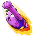 ✊-The Vegan Six, Telegram Sticker