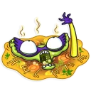 😨-The Vegan Six, Telegram Sticker