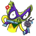 😾-The Vegan Six, Telegram Sticker