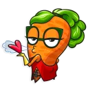 😘-The Vegan Six, Telegram Sticker