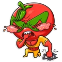 😢-The Vegan Six, Telegram Sticker