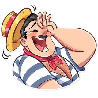 😂-Bernardo Gondolier, Telegram Sticker