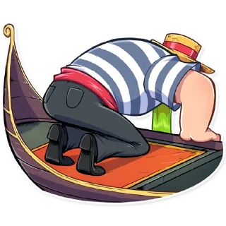 🤮-Bernardo Gondolier, Telegram Sticker