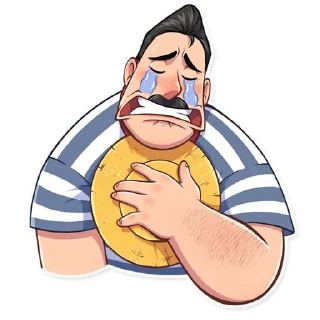 😭-Bernardo Gondolier, Telegram Sticker