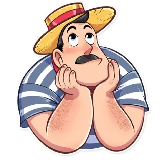 🙄-Bernardo Gondolier, Telegram Sticker