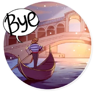 👋-Bernardo Gondolier, Telegram Sticker