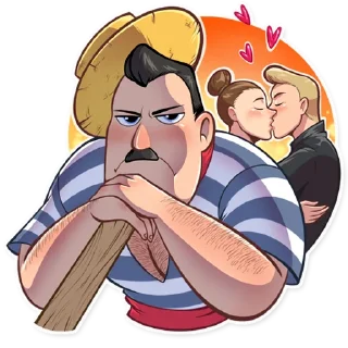 😒-Bernardo Gondolier, Telegram Sticker
