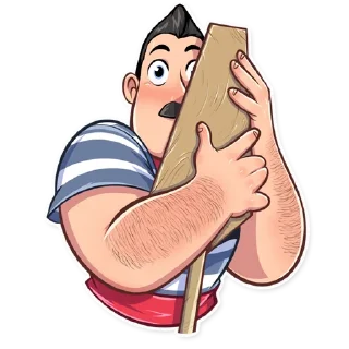 😳-Bernardo Gondolier, Telegram Sticker