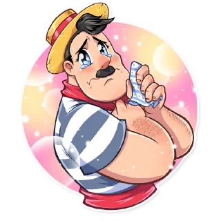 🥺-Bernardo Gondolier, Telegram Sticker