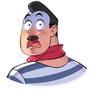 😨-Bernardo Gondolier, Telegram Sticker