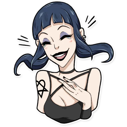 Bad Girl, telegram sticker