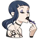 💄-Bad Girl, Telegram Sticker