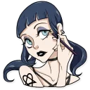 👁-Bad Girl, Telegram Sticker