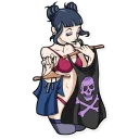 👗-Bad Girl, Telegram Sticker