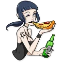 🍴-Bad Girl, Telegram Sticker