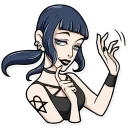 👋-Bad Girl, Telegram Sticker