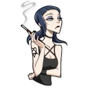 😒-Bad Girl, Telegram Sticker