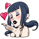 😘-Bad Girl, Telegram Sticker