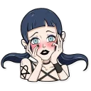 😍-Bad Girl, Telegram Sticker