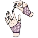 💅-Bad Girl, Telegram Sticker