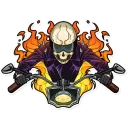 💀-Bad Girl, Telegram Sticker
