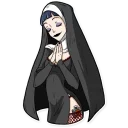 😇-Bad Girl, Telegram Sticker