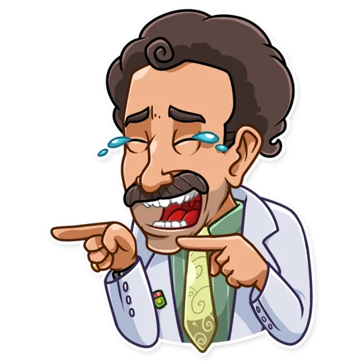 Borat Sagdiyev, telegram sticker