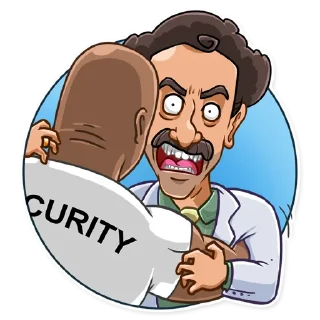 😡-Borat Sagdiyev, Telegram Sticker