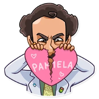 💔-Borat Sagdiyev, Telegram Sticker