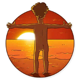 🌅-Borat Sagdiyev, Telegram Sticker