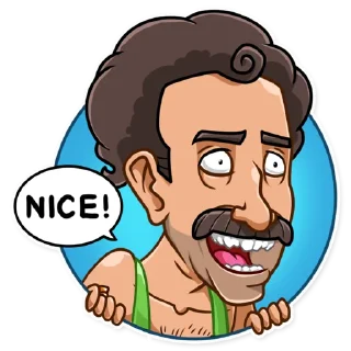 🤤-Borat Sagdiyev, Telegram Sticker